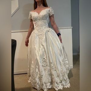 Vintage 90s Era Wedding Dress